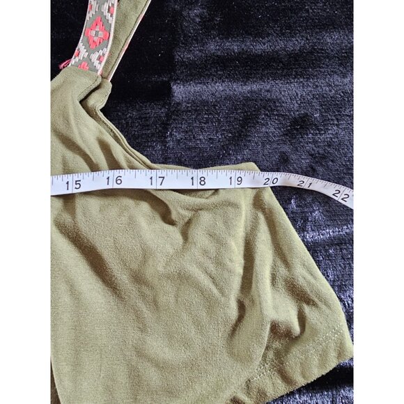 Maxi Sundress Aztec Print Straps - Green - SZ L - Picture 5 of 5